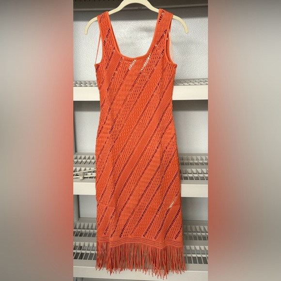 NWT Seafolly Marrakesh Tassel Cover-Up Dress Cinnamon Size S‎